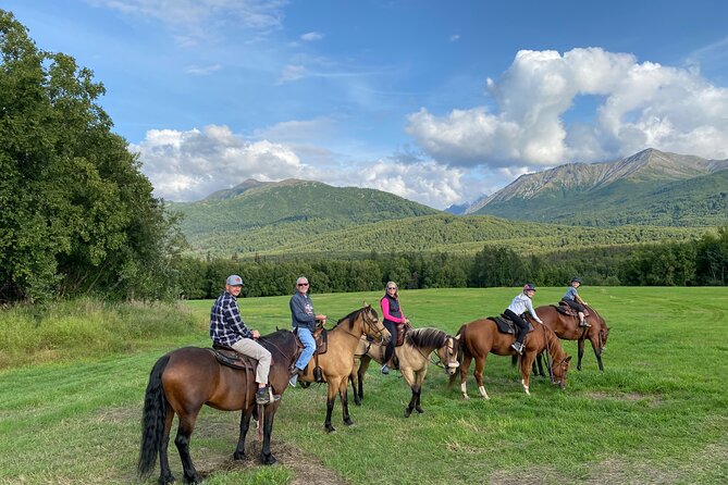 1.5 Hour Trail Ride on a working ranch in the Alaskan Mountains - Starting at the Palmer ranch
