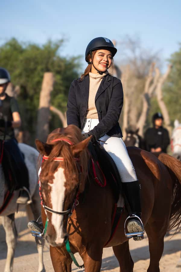 1 Hour Horseback Dubai Desert Park Ride - A one-hour route through ghaf trees and dunes