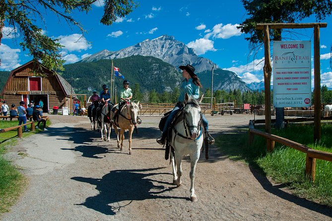 2 Hour Banff Horseback Riding Adventure - Sulphur Mountain trails and Windy Knoll