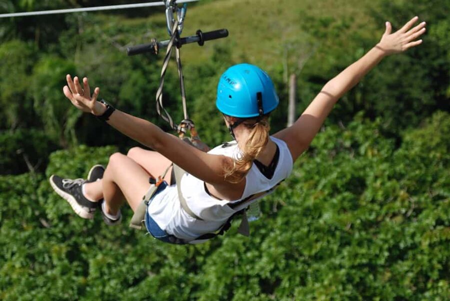27 Waterfalls: Zip 'n Splash Adventure with Horse Ride - Country World Ranch turns lunch into a real pause