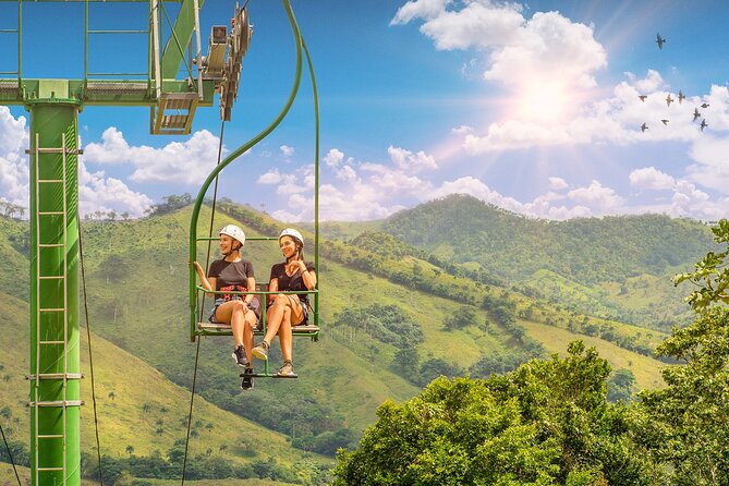 7 Tours Punta Cana: Zipline, Chairlift, ATV, Ride Horses, & More! - What Your Day at La Hacienda Park Looks Like