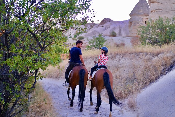 Adventure in Cappadocia Horse Riding Sunset ,Daytime - Riding through Cappadocia’s red valleys