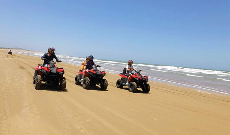 Agadir: Half-Day Quad Biking and Sunset Horse Riding - Getting ready for the quad ride