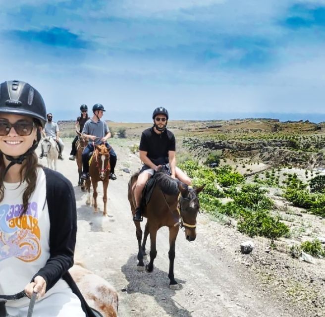 Akrotiri: Guided Horseback Riding Day Trip to a Beach - Key points at a glance