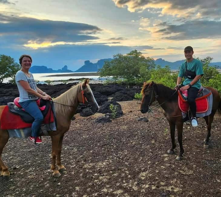 Ao Nang: Horse Riding Tour and kayaking clongrood - Two sides of Krabi in one three-hour outing