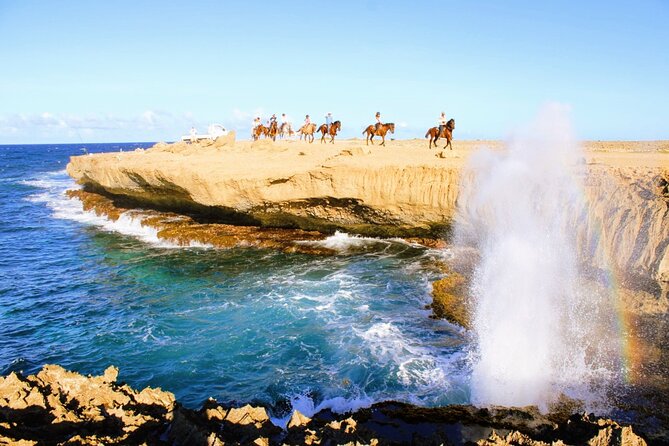 Aruba's Northern Coast Horseback Adventure - What the desert section feels like on horseback