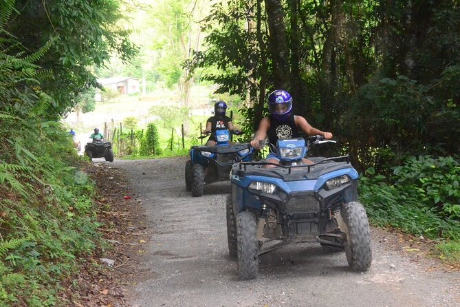 ATV and Horseback Riding Tour with Lunch Stop - A wet and wild start on the ATV trail