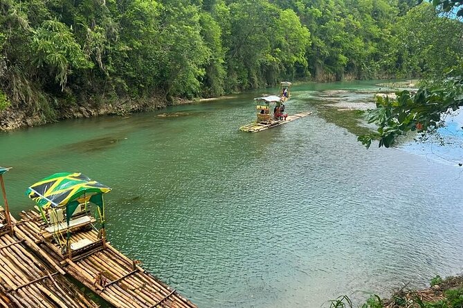 ATV, Bamboo Rafting, and Horseback Ride Tour From Montego Bay - Bamboo rafting on the White River