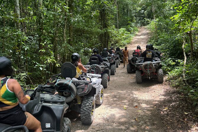 ATV Bamboo Rafting and Horseback Riding in Montego Bay - ATV riding brings the loudest burst of action