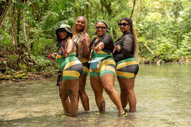 ATV, Bamboo Rafting, Horseback Ride Guided Tour from Montego Bay - Scotchies for jerk chicken and a practical lunch break