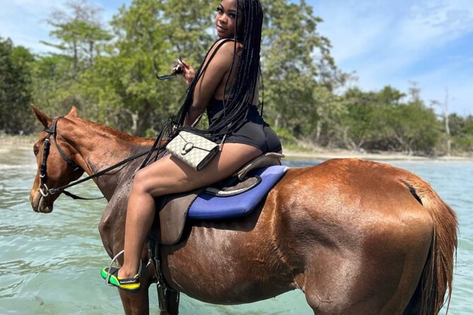 ATV , Bamboo Rafting & Horseback Ride Tour From Montego Bay - Horseback riding from St. Ann’s Bay to the sea