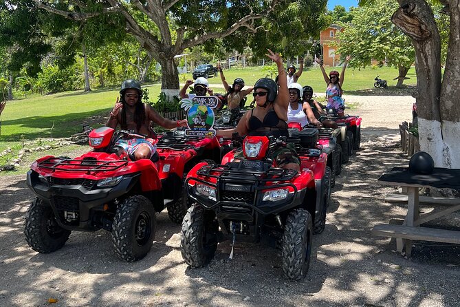 ATV , Bamboo Rafting & Horseback Ride Tour From Montego Bay - A Scotchies stop for Jamaican food