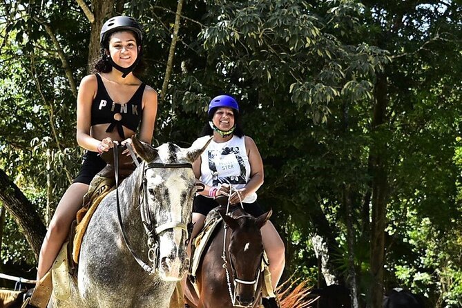 ATV & Horseback Ride with Ziplines Cenote from Playa del Carmen - Horseback riding at El Rey Polo Club