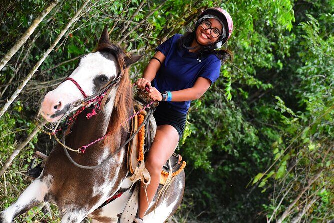 ATV (shared), Horse Back Riding, Ziplines, & Cenote from Cancún - Four Riviera Maya activities packed into one morning