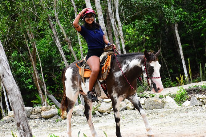 ATV (shared), Horse Back Riding, Ziplines, & Cenote from Cancún - Lunch and the people who keep the day moving