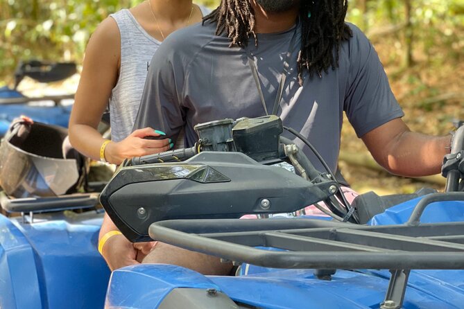 ATV, Zipline, Horseback, Bamboo Rafting and Rick’s Cafe - ATV trails with mud, hills, and small streams