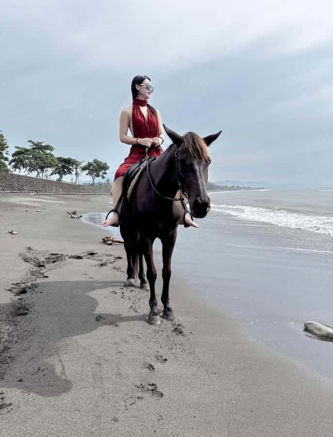 Bali Horse ride at Saba beach Horse tour - What happens before you ride