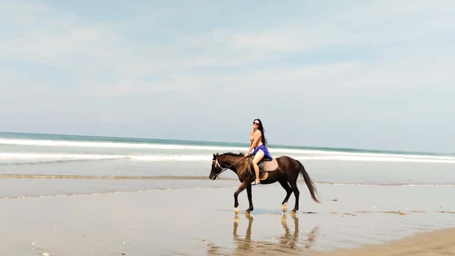 Bali: Horse Riding Tour on Seminyak Beach Include Transport - What the morning ride feels like