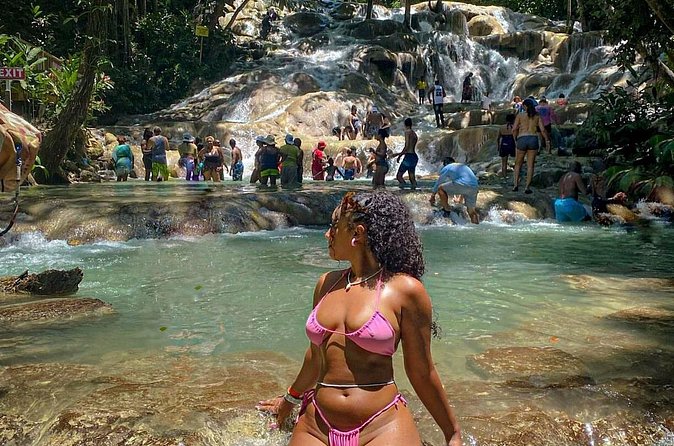 Bamboo Rafting, Dunns River , Zipline And Horseback Ride Combo - Dunns River Falls brings the biggest burst of action