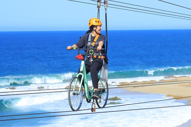 Beach ATV Adventure, Free Horseback Ride, and Sky Bike Experience - Sky bikes above the Pacific