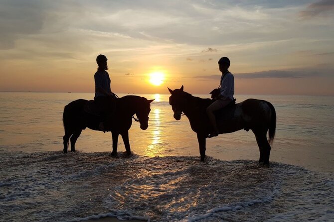 Beach Horse Riding At Sunset In Phuket - Kamala Beach on horseback