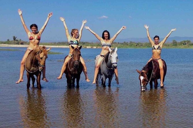 Beach Horseback Riding Adventure in Copalita, Huatulco - La Bocana Beach on the longer route