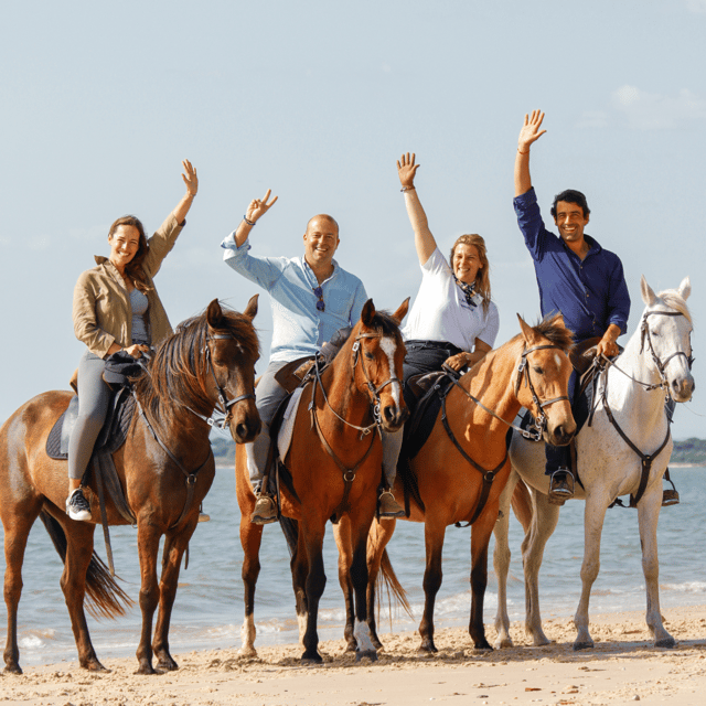 Beach Horseback Riding in GROUP + Photo Report - PDT - Ninety Minutes Beside the Tagus