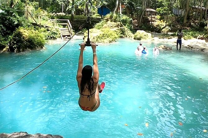 Blue Hole And Horseback riding - The 600-foot climb at Dunn’s River Falls