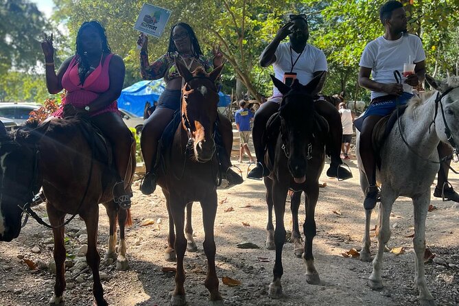 Blue Hole Falls& Horseback Riding Tour Ocho Rios from Montego Bay - One day, two very different sides of Jamaica