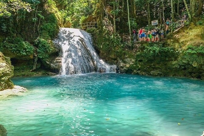Blue Hole Falls& Horseback Riding Tour Ocho Rios from Montego Bay - Blue Hole Secret Falls near Ocho Rios