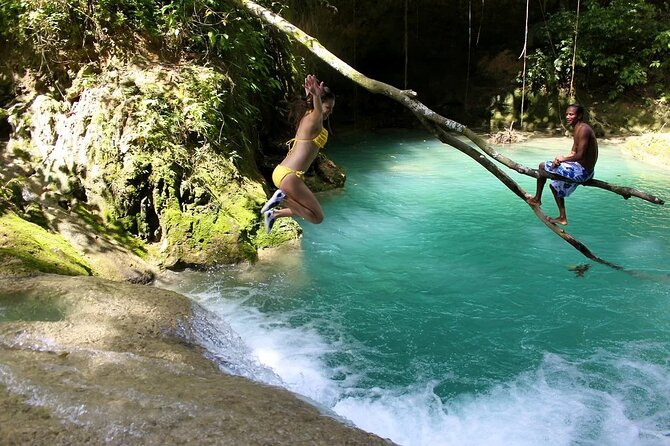 Blue Hole Falls& Horseback Riding Tour Ocho Rios from Montego Bay - Starting at Chukka Island Village Outpost