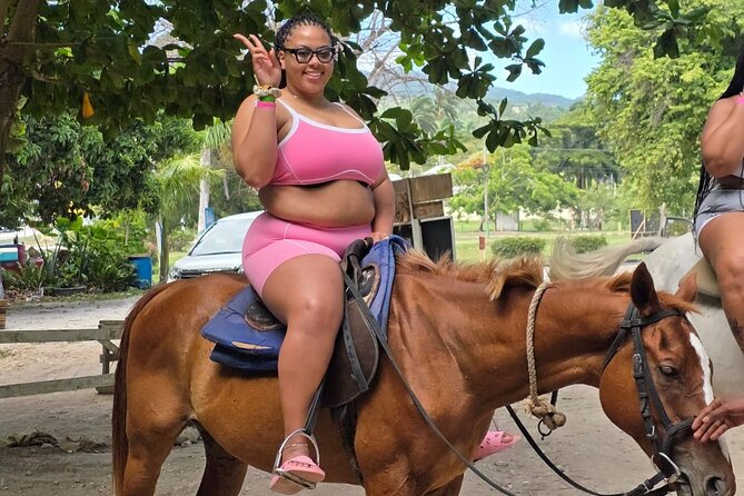 Blue Hole, Horseride with Swim and Bamboo Rafting Ocho Rios - Guides can shape the quality of the day
