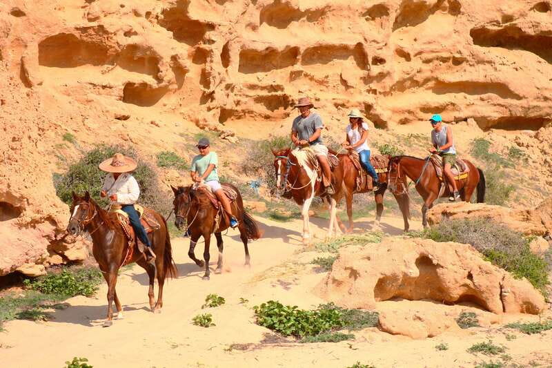 Cabo San Lucas: Horseback Riding in Migriño with Transfers - Reaching the Pacific beach near Migriño