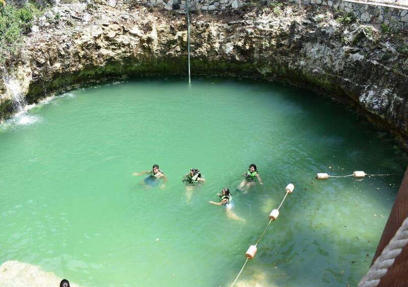 Cancun: Amazing Horseback Riding Tour, Cenote, Zipline & ATV - Swimming in a sacred cenote