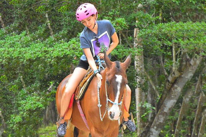 Cancun Horseback Riding, ATV, Ziplines, Cenote, Lunch and Drinks - ATVs on a controlled jungle circuit