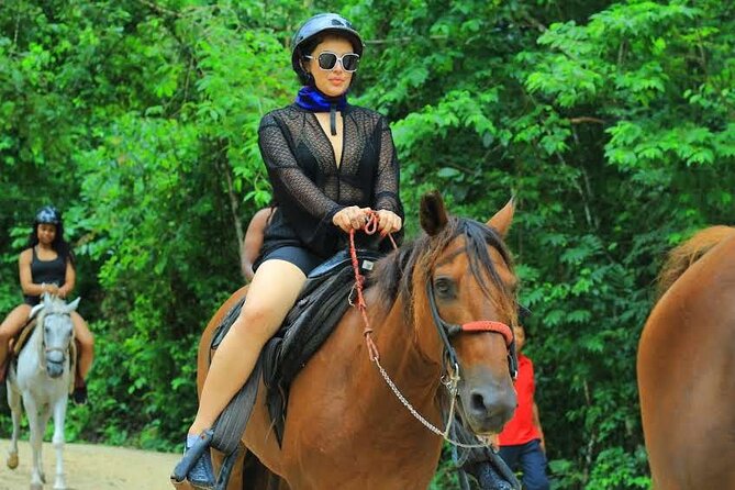 Cancun Mayan Pass: ATV, Cenote, Zipline, Transportation & Horses - Four ziplines and bridges through the trees