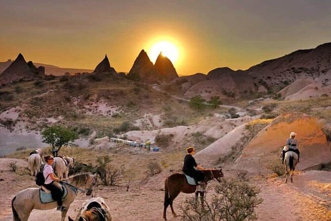 Cappadocia Horse Back Riding Tour Daily/Sunset - Riding beneath Cappadocia’s fairy chimneys