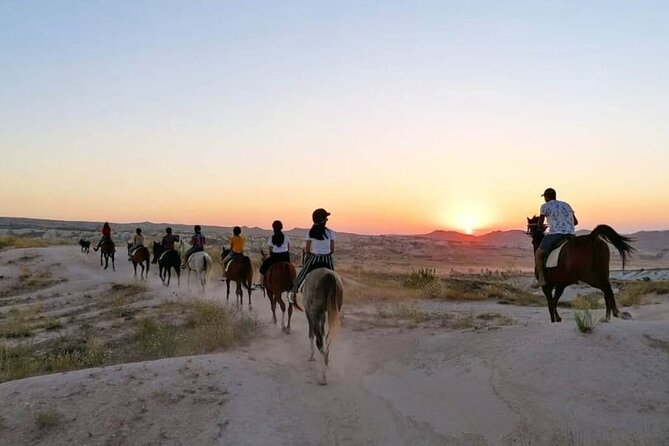 Cappadocia Horse Back Riding Tour Daily/Sunset - Sunset light in Rose Valley