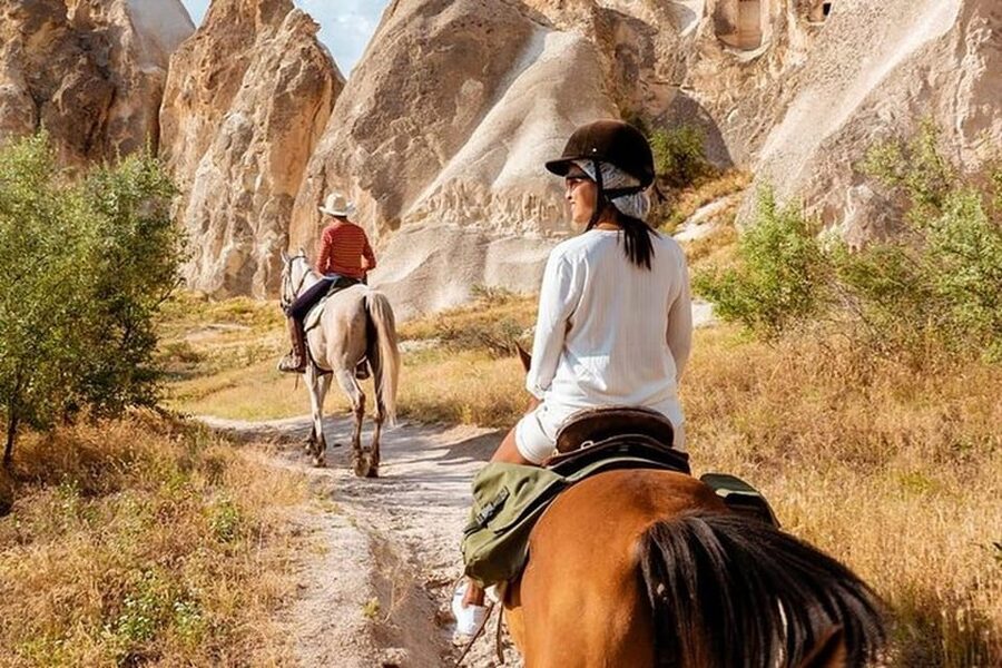 Cappadocia : Horse Riding Sunset Sunrise Daytime - Riding beneath Cappadocia’s fairy chimneys