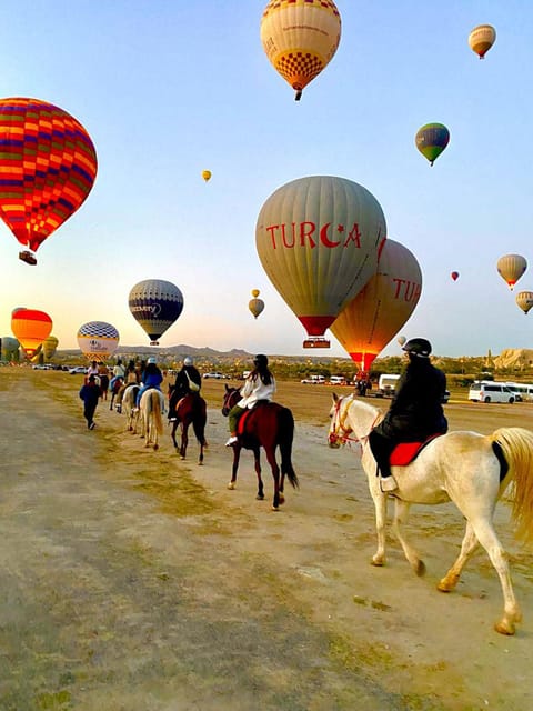 Cappadocia: Horseback Tour with Sunrise and Sunset Options - The two-hour sunrise ride and balloon views