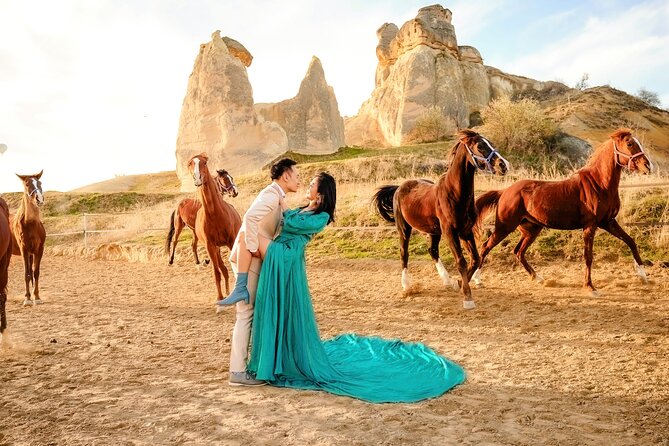 Cappadocia Running Horses Photoshoot with Private Pickup - Arriving at the ranch and meeting the horses