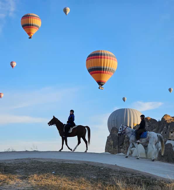 Cappadocia Sunrise & Sunset Horse Tour with Photography - White Valley viewpoint and the sunset finish