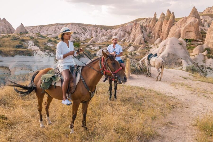 Cappadocia: Sunset Horse Trek Through the Valleys - What the riding feels like for beginners