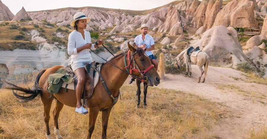 Cappadocia: Sunset Horse Trek Through the Valleys - The Red Valley viewpoint and sunset stop
