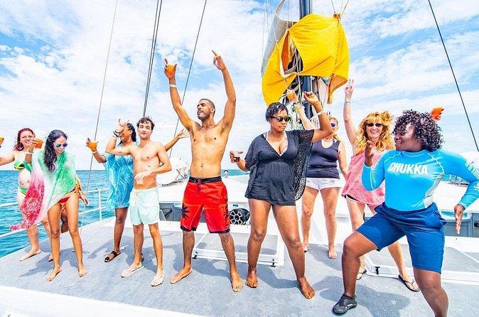 Catamaran, ATV and Horse Back Riding/Swim - Lunch gives the schedule a needed pause