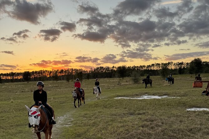 Champagne and Charcuterie Sunset Trail Ride - FAQ