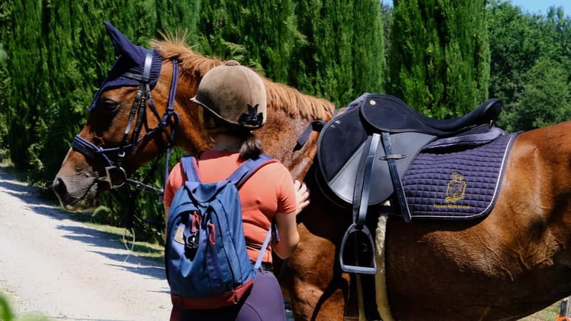 Chianti: Horseback Riding Through Vineyards and Woods - Following the River Through Woods and Fields