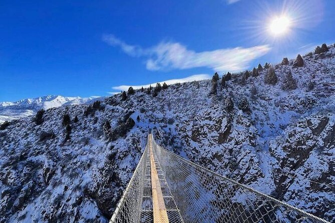 Chunkurchak Day Tour: Sky Bridge, Horse Riding and Archery - Pigeon Waterfall and the first two hours outside