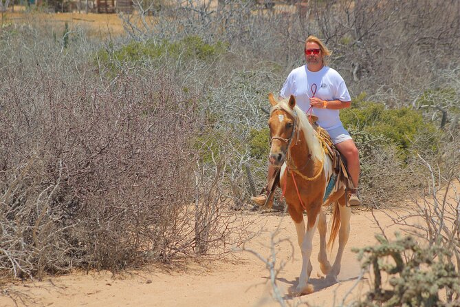 Combined ATV and Horseback Ride/Tequila Tasting - Riding horseback along Playa Migrino