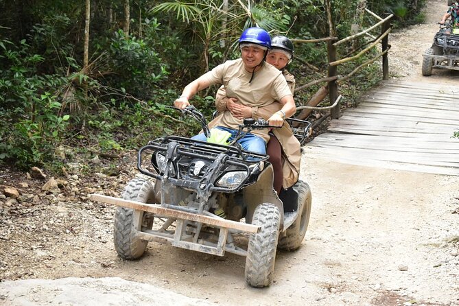Complete Shared ATV Tour Horse Zip Lines Cenote and Lunch - One busy half-day at Amazing Adventures Park